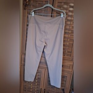 NWT Beige‎ Leggings MONO B 3X Athletic Casual Yoga Pants